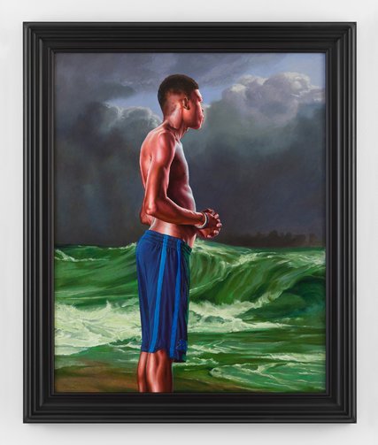 Fishermen Upon a Lee-shore in Squally Weather kehinde wiley 2017