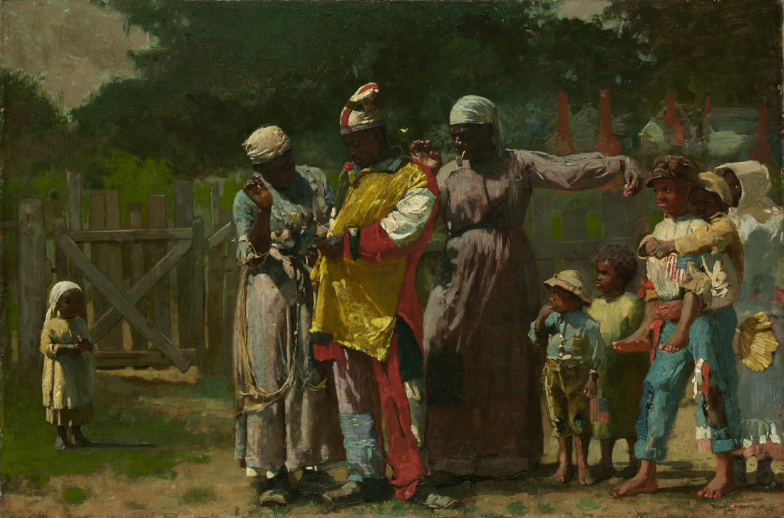 Dressing for the Carnival Winslow Homer 1877